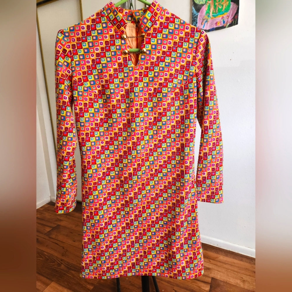 60s - 70s vintage mini dress